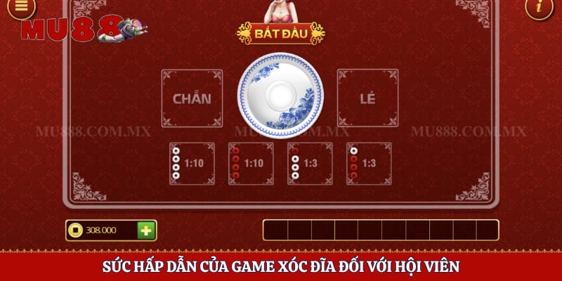 Sức hấp dẫn của game xóc đĩa đối với hội viên